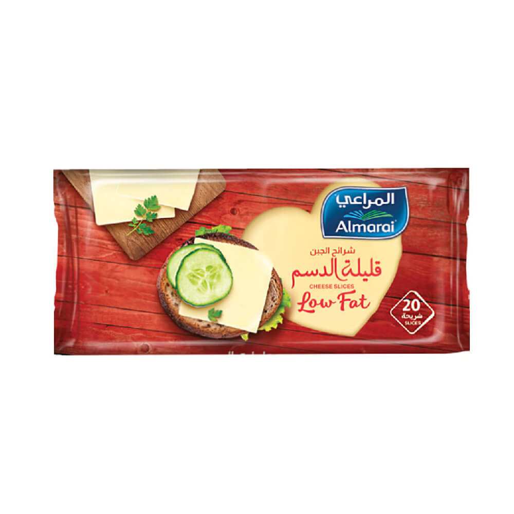 Almarai Cheese Slice Cheddar Lite 400g