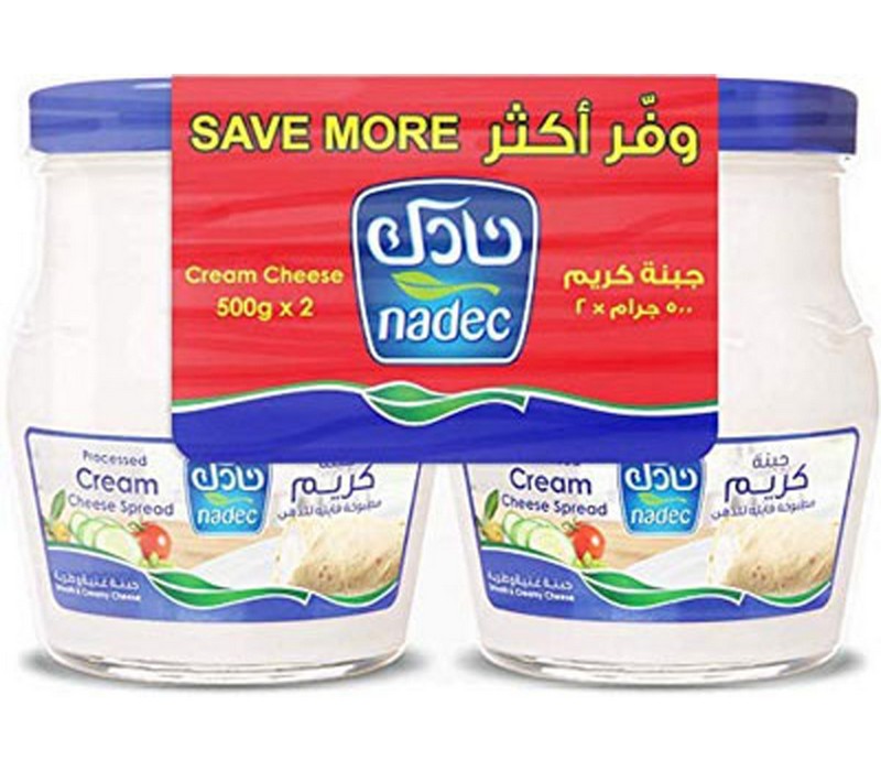 Nadec Cream Cheese Spread 500g ×2 pcs