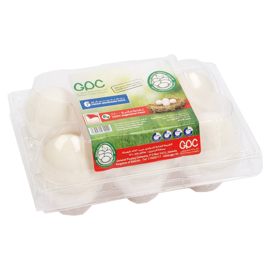 Bahrain Fresh Eggs 6 pcs