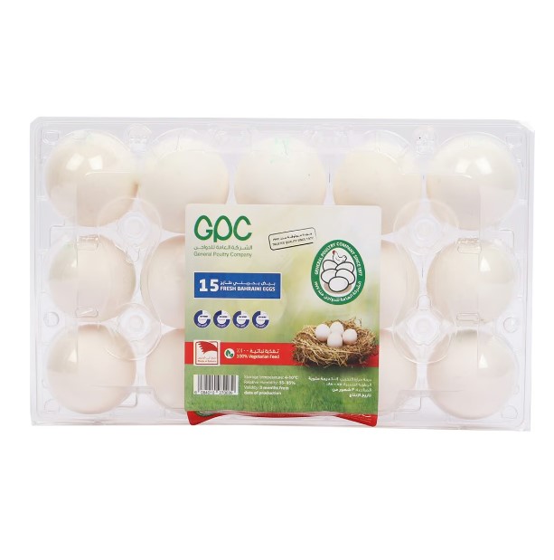 Bahrain Fresh Eggs 15 Pcs