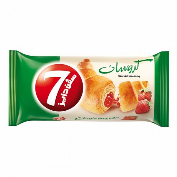 7 Days Croissant With Strawberry Filling 55 g