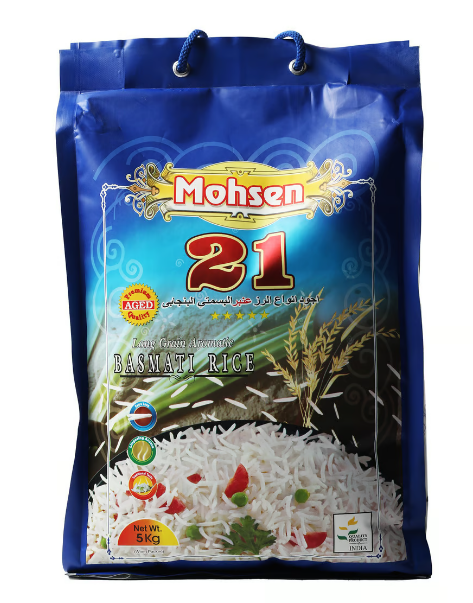 Mohsen 21 Basmati Rice 5Kg