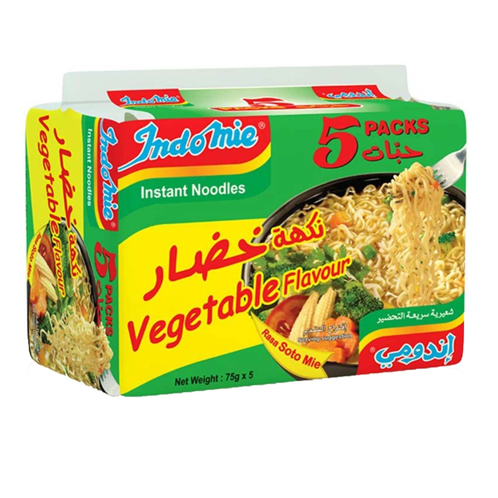 Indomie Noodles Vegetable 5*75g
