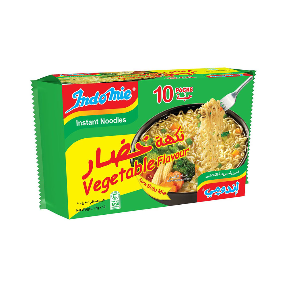 Indomie Instant Noodles Vegetable 10* 75g