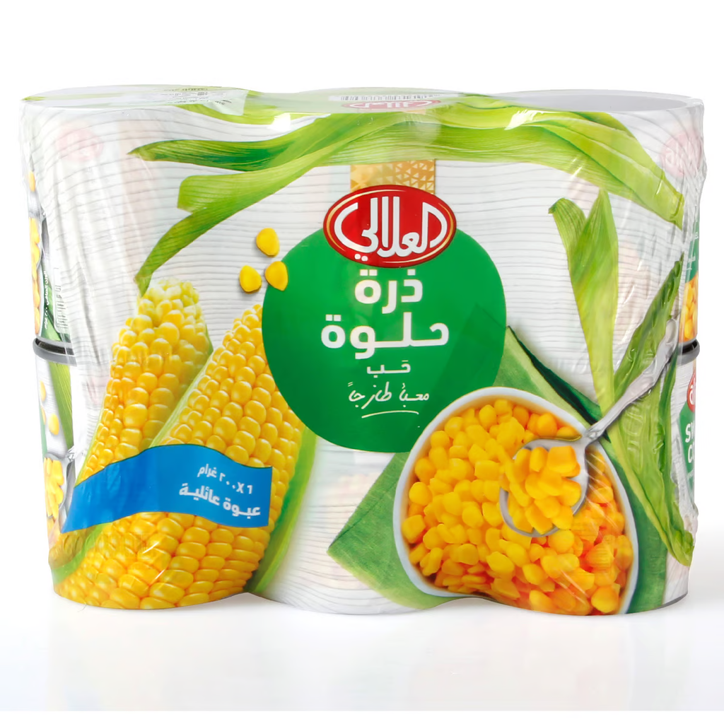 Al Alali Sweet Whole Kernel Corn 6 x 200g