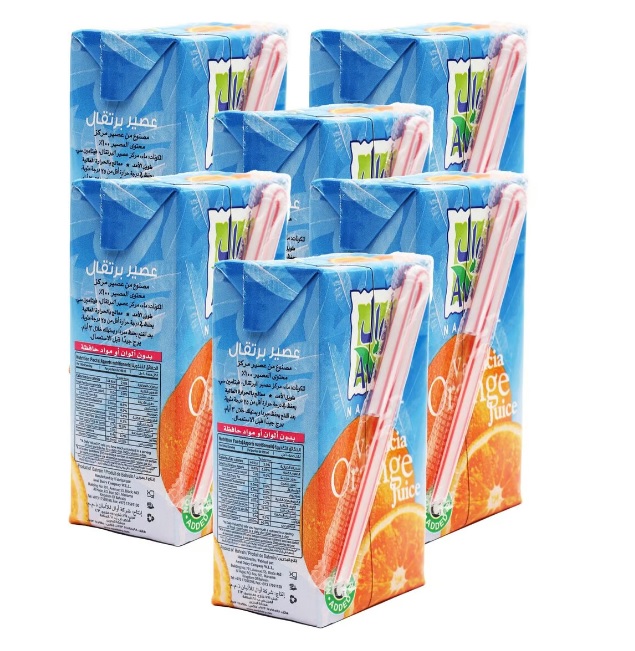 Awal Juice Valencia Orange 6 x 250ml