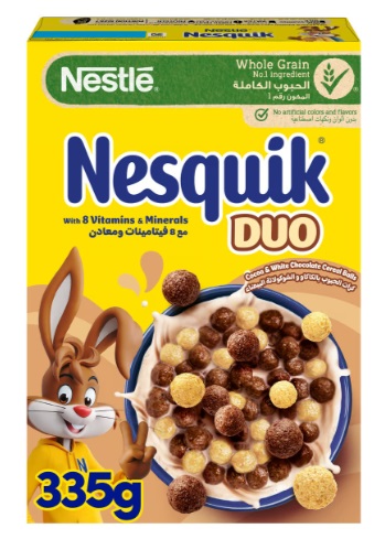 Nestle Nesquik Duo Cereal 335 g