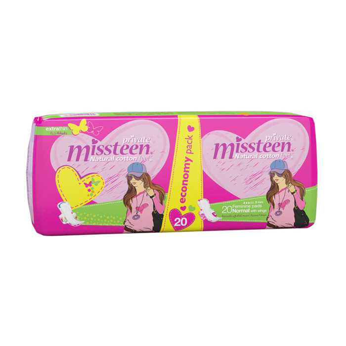 Private Pad Miss Teen Duo Pack 20 pcs