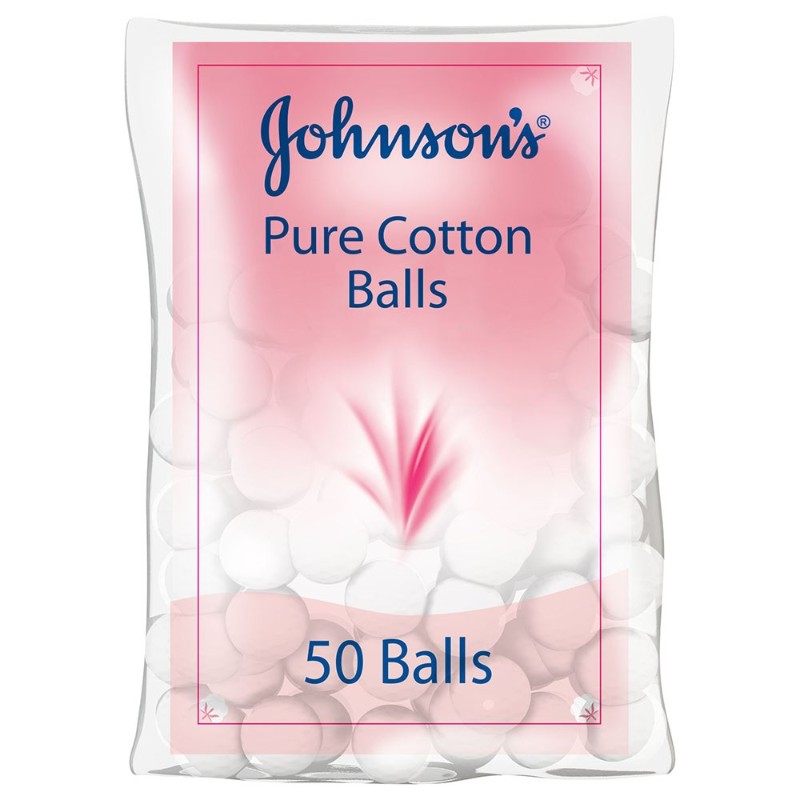 Johnson's Baby Pure Cotton Balls 50pcs