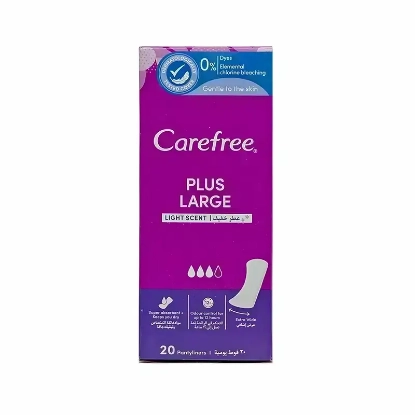 Carefree Panty Liners Plus Large Fresh Scent 20pcs
