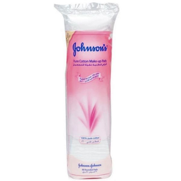 Johnson's Pure Cotton Pads 80pcs