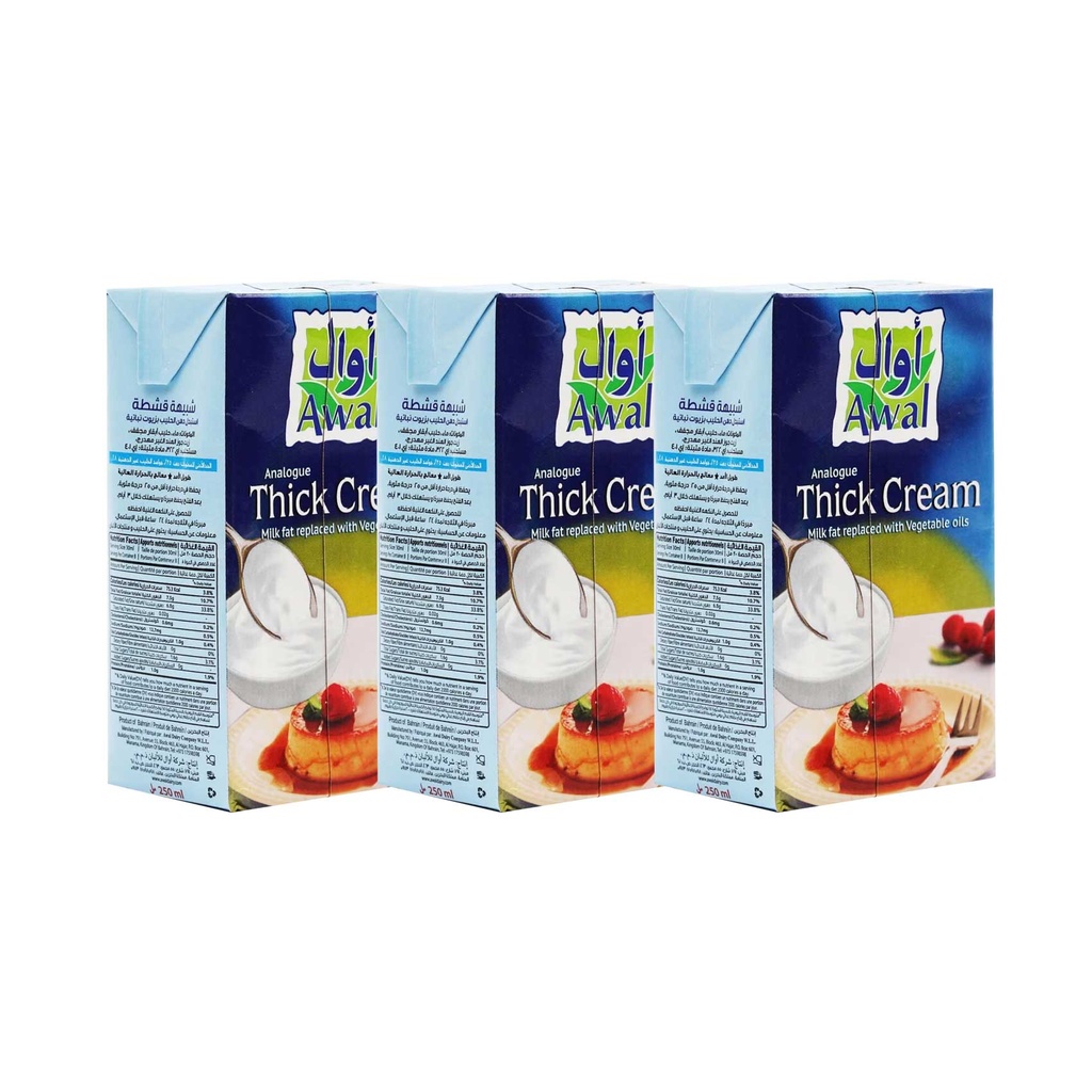 Awal thick cream 3*250 ml