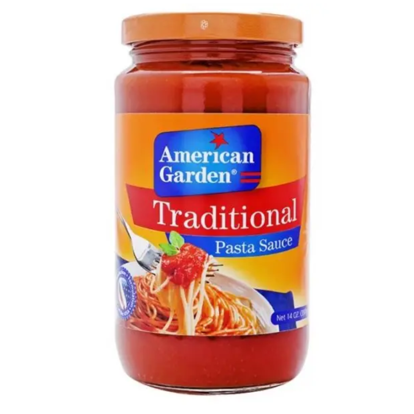 American Garden Pasta Sauce Traditional Jar 14 Oz