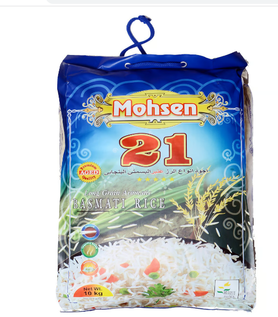Mohsen 21 Basmati Rice 10 Kg