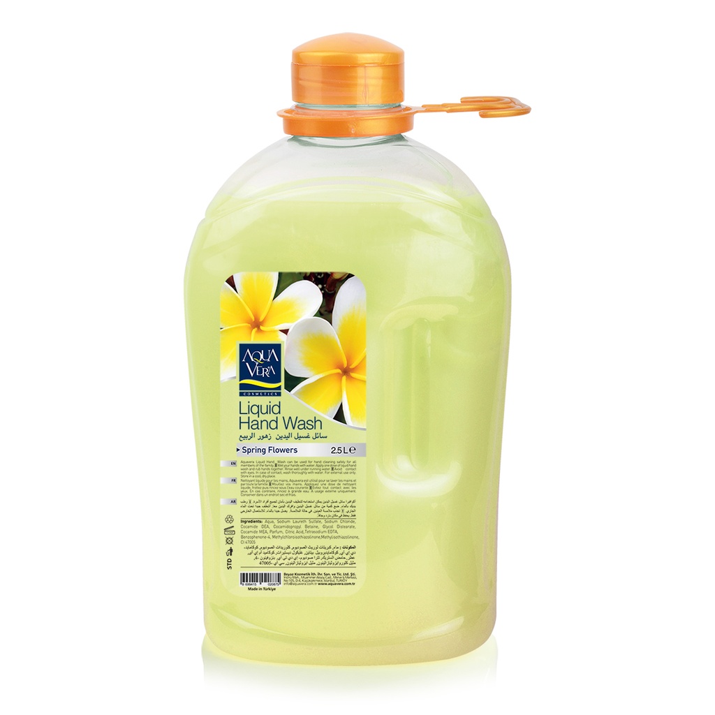 Aqua Vera Hand Wash Spring Flower 2.5 Ltr