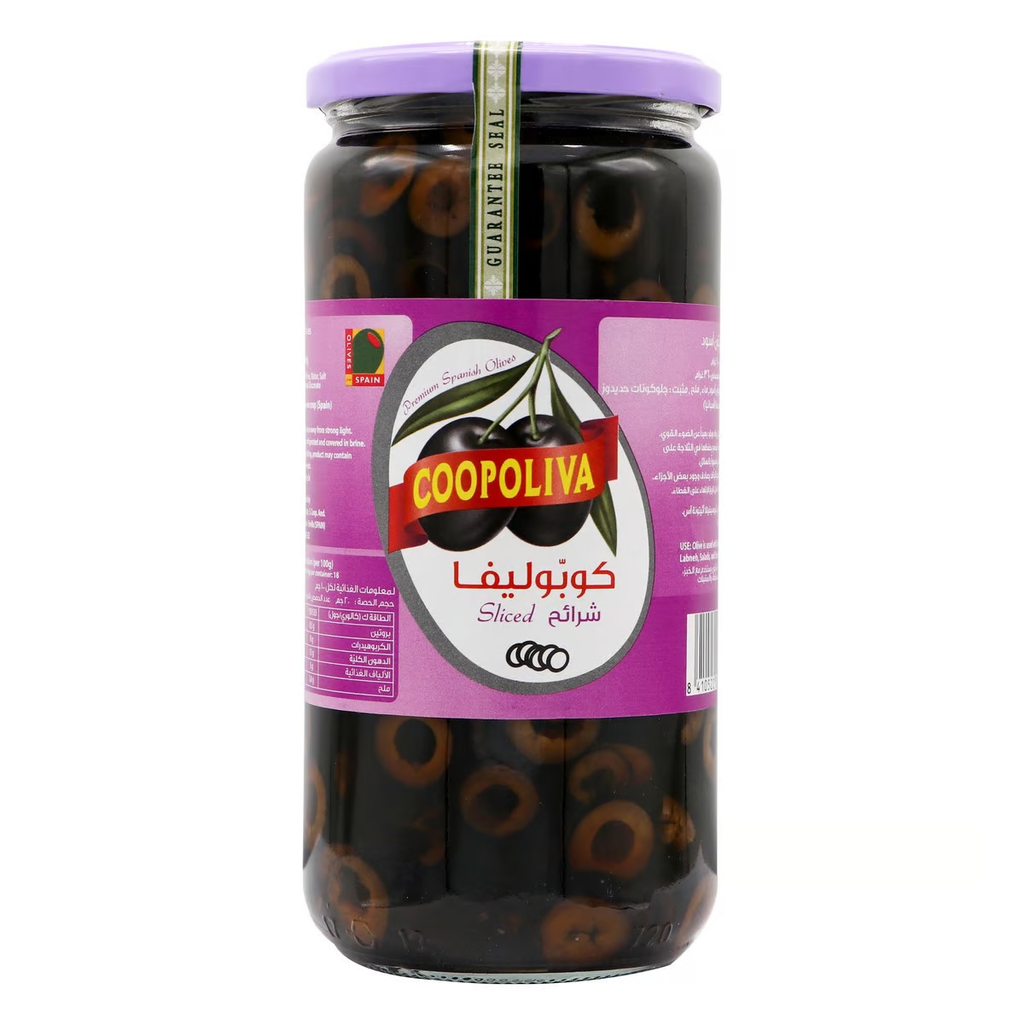 Coopoliva Olives Black Sliced 510g