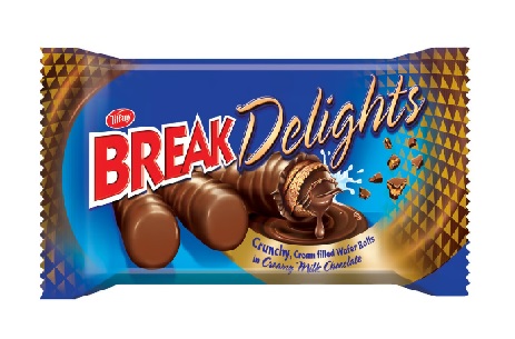 Tiffany  Delight  Cream Filled Wafer Rolls 21g