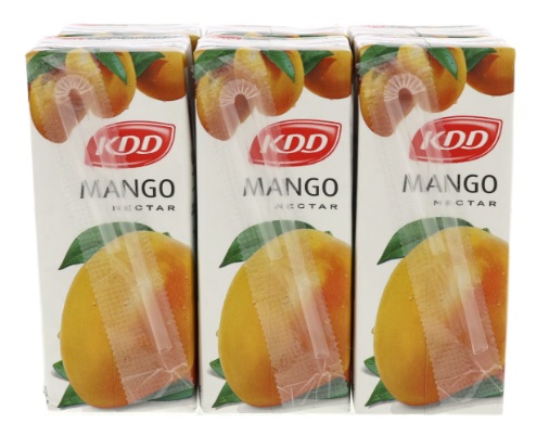 Kdd Mango juice 6*180ml