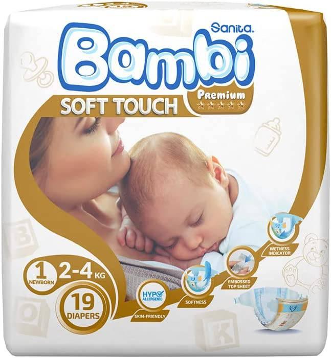 Bambi Baby Diaper Size 1 - 19pcs