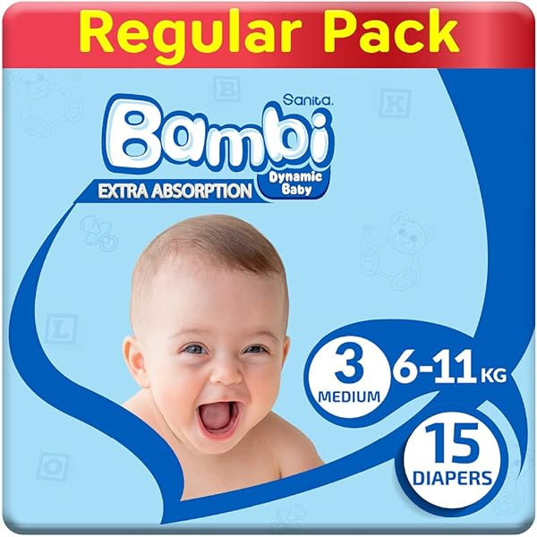 Bambi Baby Diaper Size 3 - 15 pcs