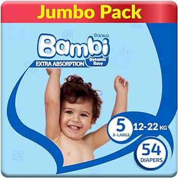 Bambi Baby Diaper Size 5 - 54 pcs