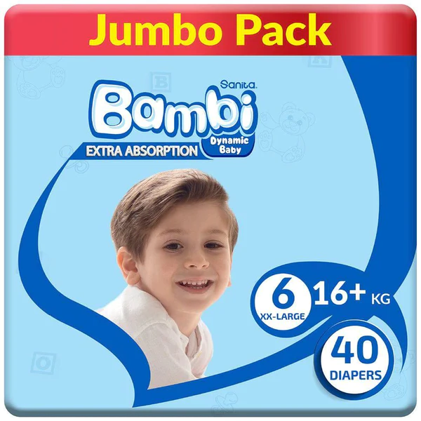 Bambi Baby Diaper Size 6 - 40 pcs