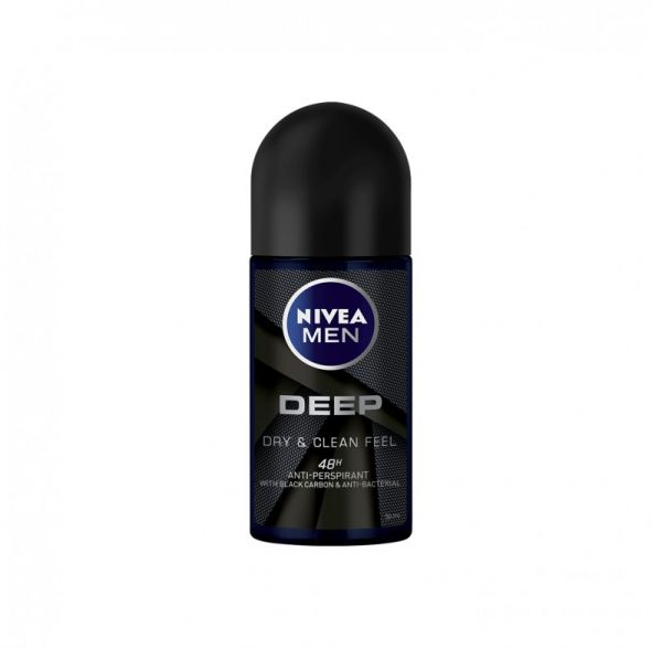 Nivea Deo Roll On Deep Black Carbon (m) 50ml