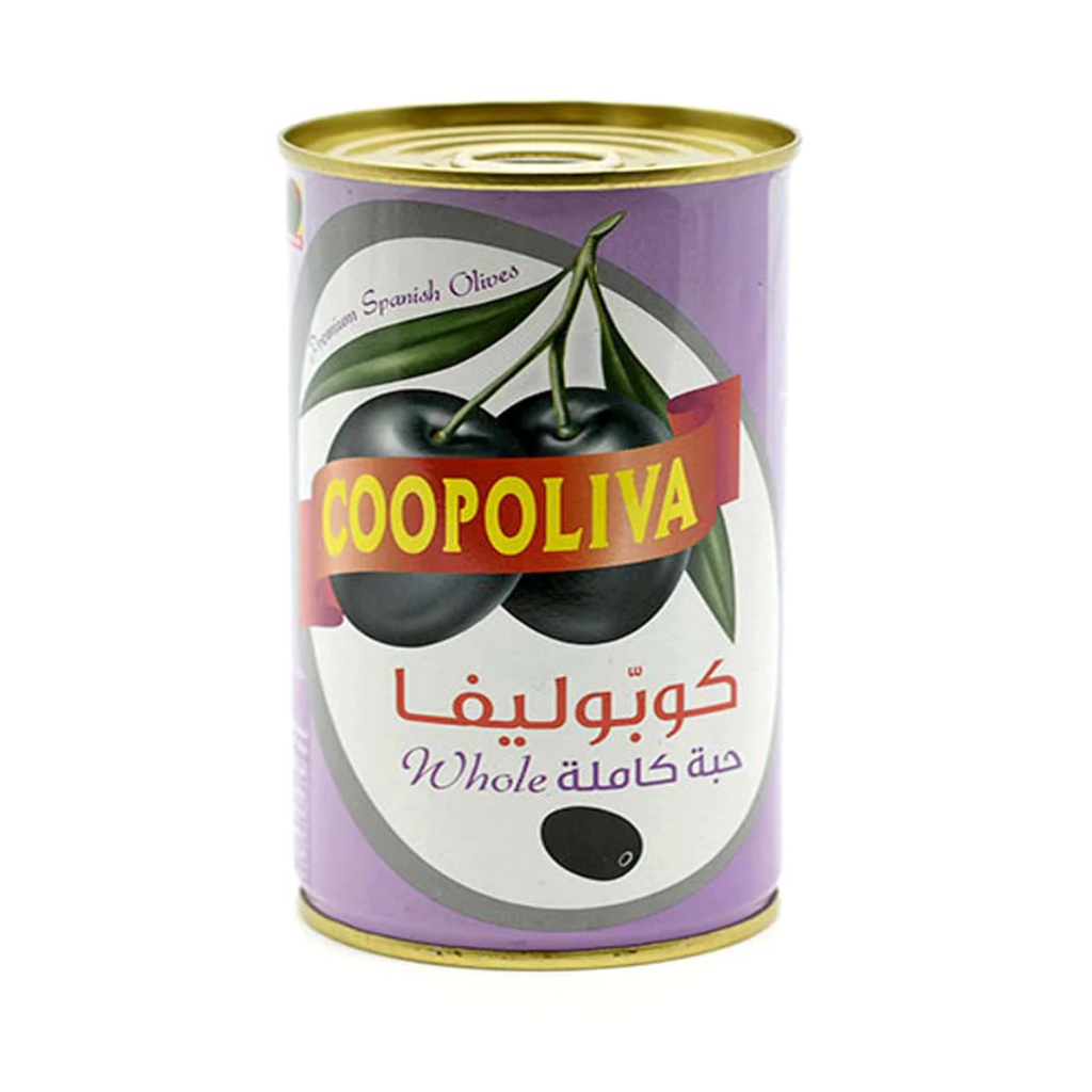 COOPOLIVA OLIVES BLACK WHOLE 200g