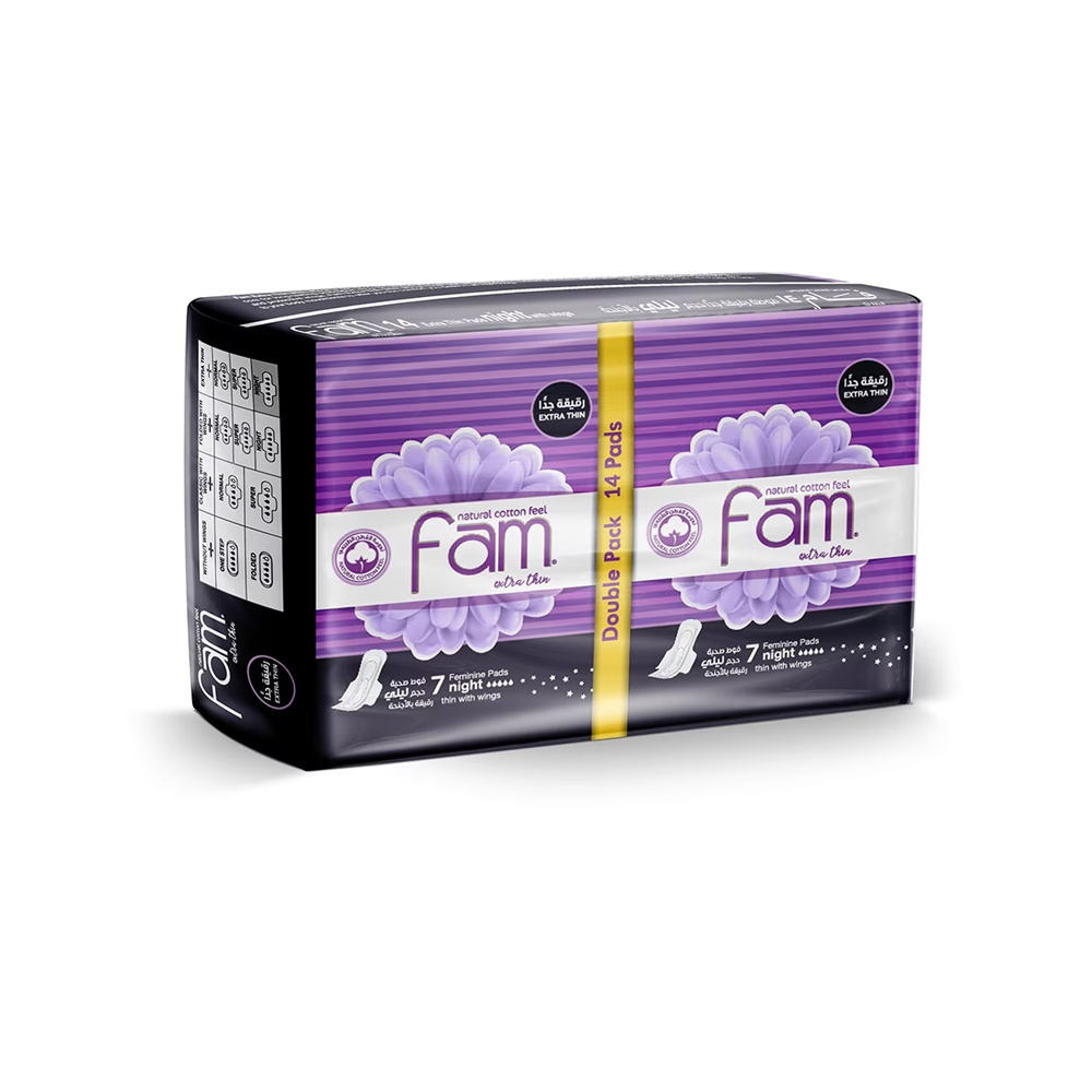 Fam Pad Night Ultra Thin Duo Pack 14 pcs