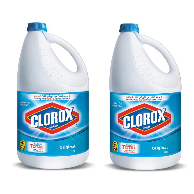 Clorox Liquid Bleach Regular 2*3.78ltr