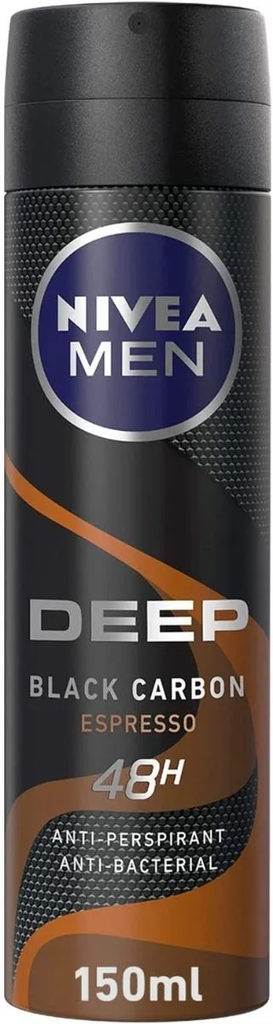 Nivea Deo Spray Deep Espresso (M) 150Ml