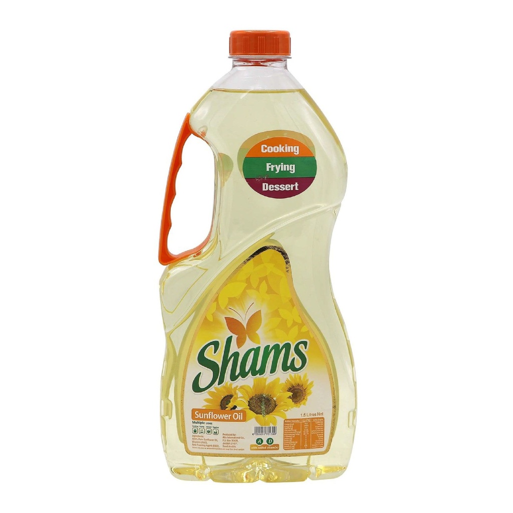 Shams sunflower oil 1.5liter