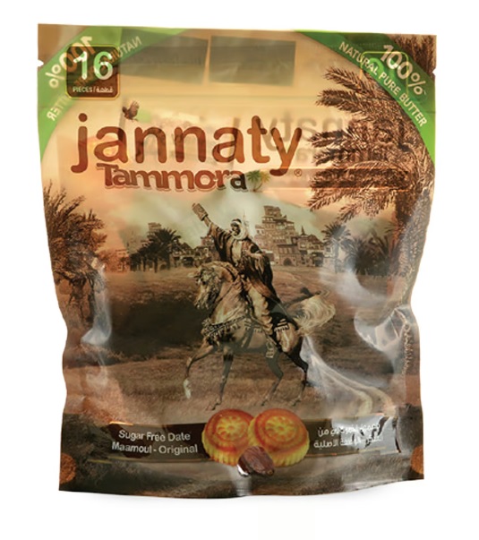 Jannaty Tammora Sugar Free Date Mamoul Original 400g