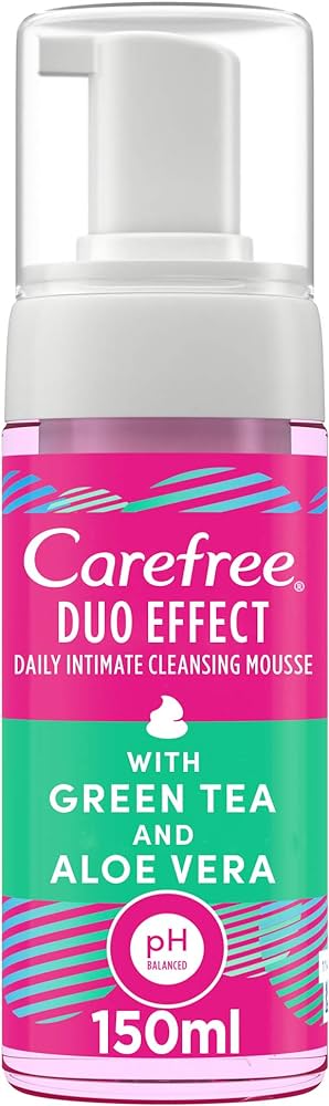 CAREFREE Daily Intimate Cleansing with Green Tea & Aloe Vera 150ml