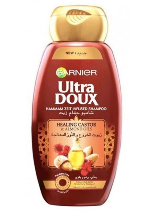 Garnier Ultra Doux Shampoo Healing Castor & Almond Oils 400ml