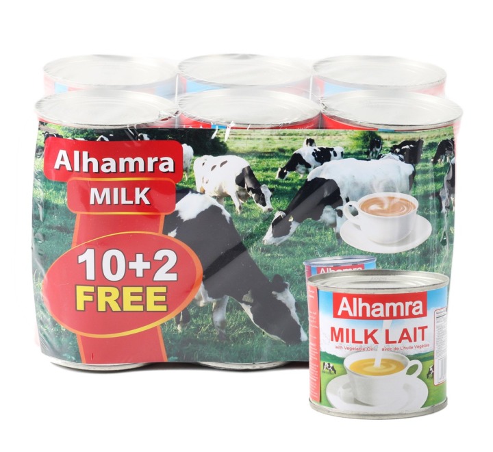 Al Hamra Milk 170g 11+1