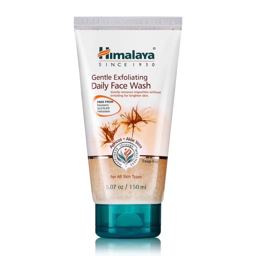 Himalaya Face Wash Gentle Exfoliating Daily 150Ml 400Fils Off