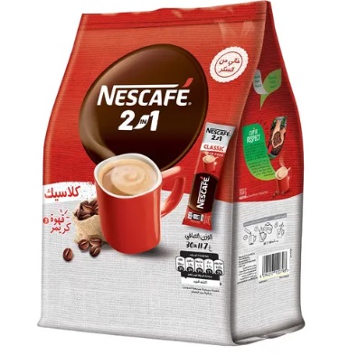 Nescafe Classic 2in1 Sugar Free Coffee 30*11.7 g