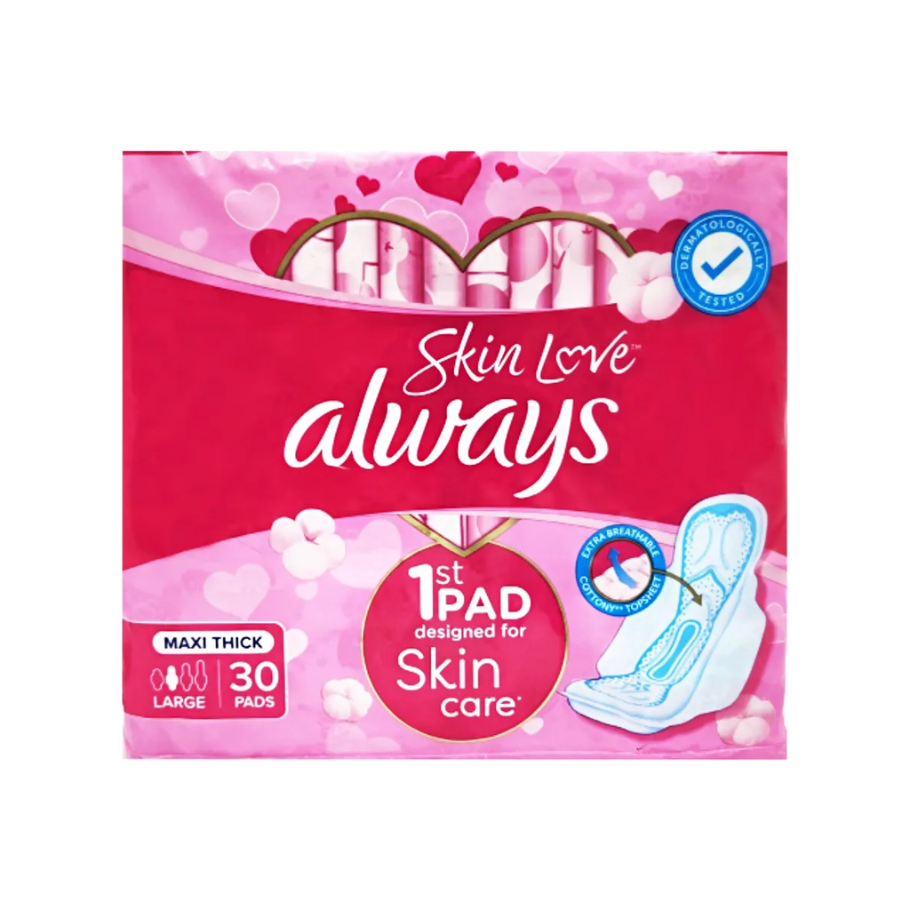 Always Skin Love Maxi Thick Large Value Pack 30 pcs