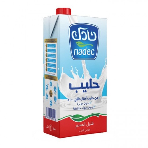 [612107] Nadec Long Life Milk Low Fat 1 Ltr