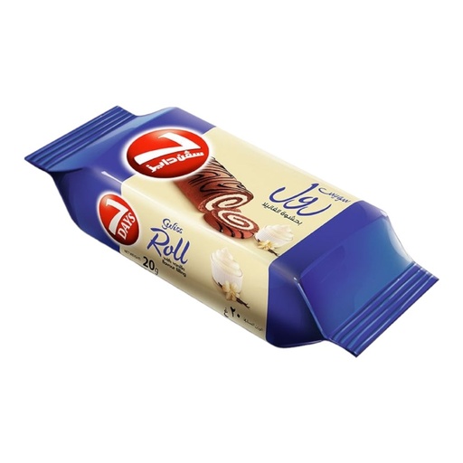 [613004] 7Days Swiss Roll Vanilla 20g