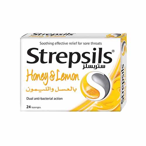 [613106] Strepsils Honey And Lemon Lozengers 24pcs
