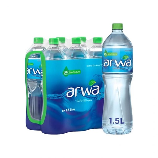 [614464] ARWA Water 6 x 1.5 Litre