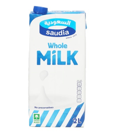 [614853] Saudia Whole Milk 2ltr