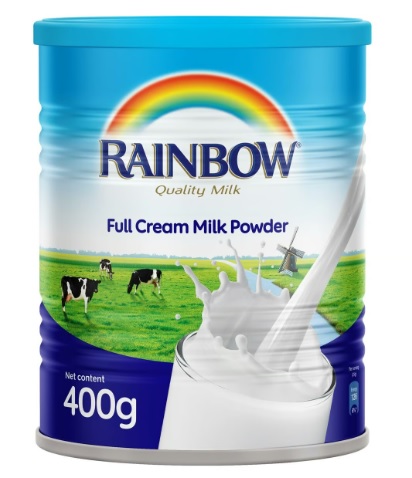[615458] Rainbow Full Cream Milk Powder 400 g