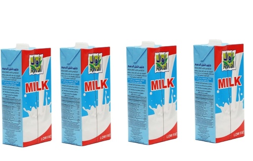 [617690] Awal Low Fat UHT Milk, 4x1L