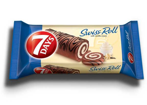 [620404] 7 Days Vanilla Mini Roll 55g