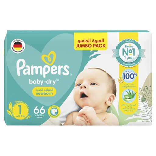 [610402] Pampers  Baby Diaper Size 1 - 66 pcs