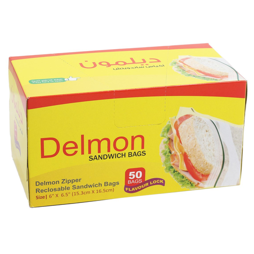 [610554] Delmon Sandwich Bags 50*