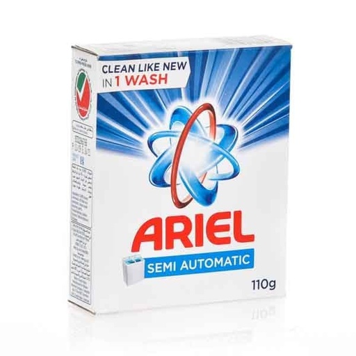 [610850] Ariel Laundry Powder Detergent Original Scent 110g